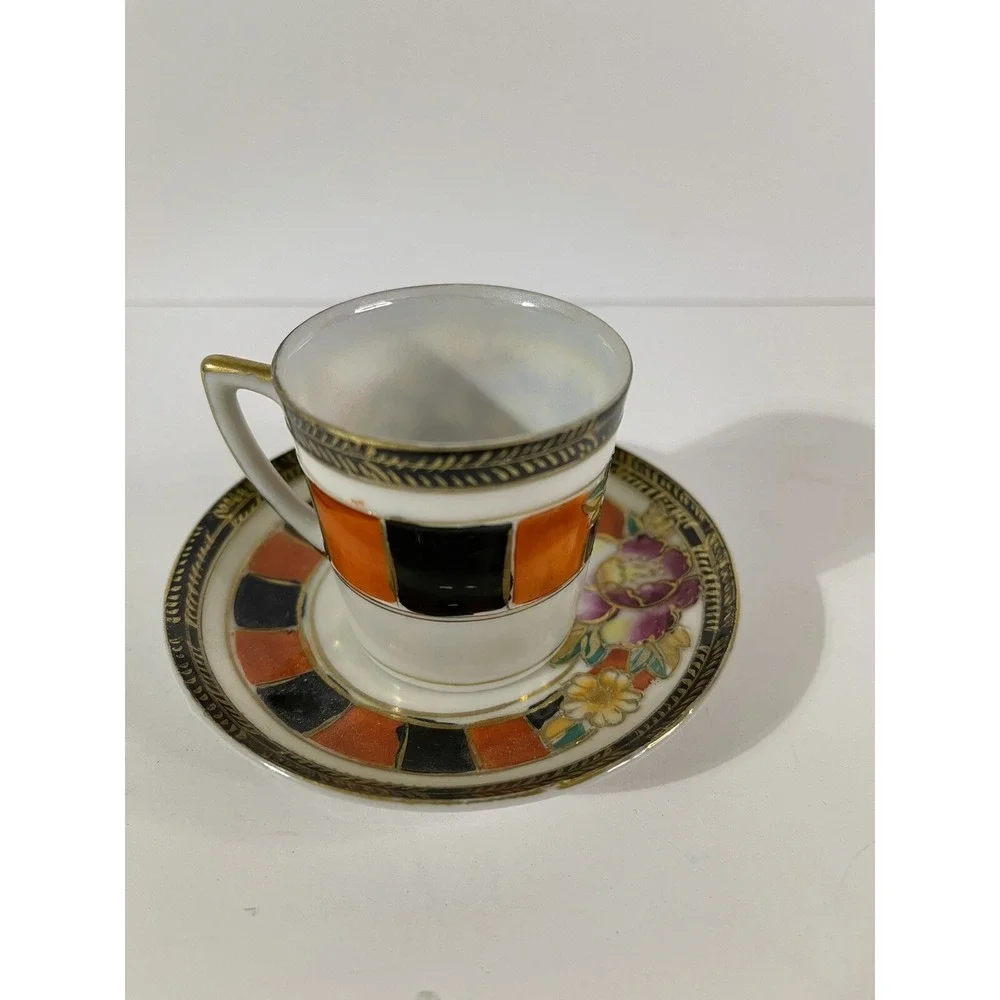 cup and saucer set hand painted‎ japan